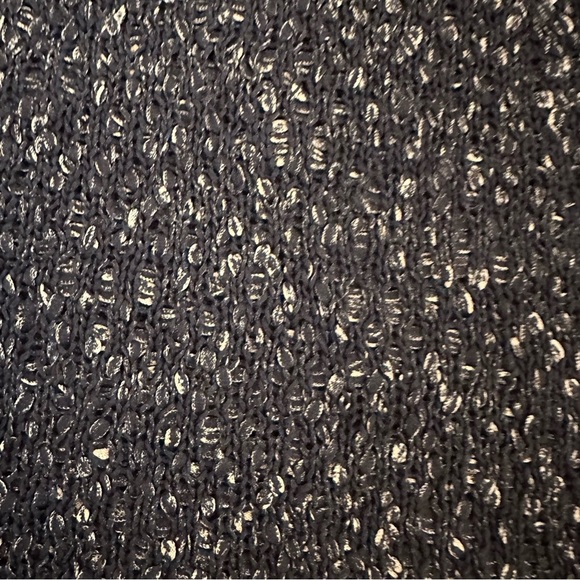 EILEEN FISHER Organic Cotton Fishnet Knit Slight A-line Sweater~Size M(z) - Picture 8 of 11